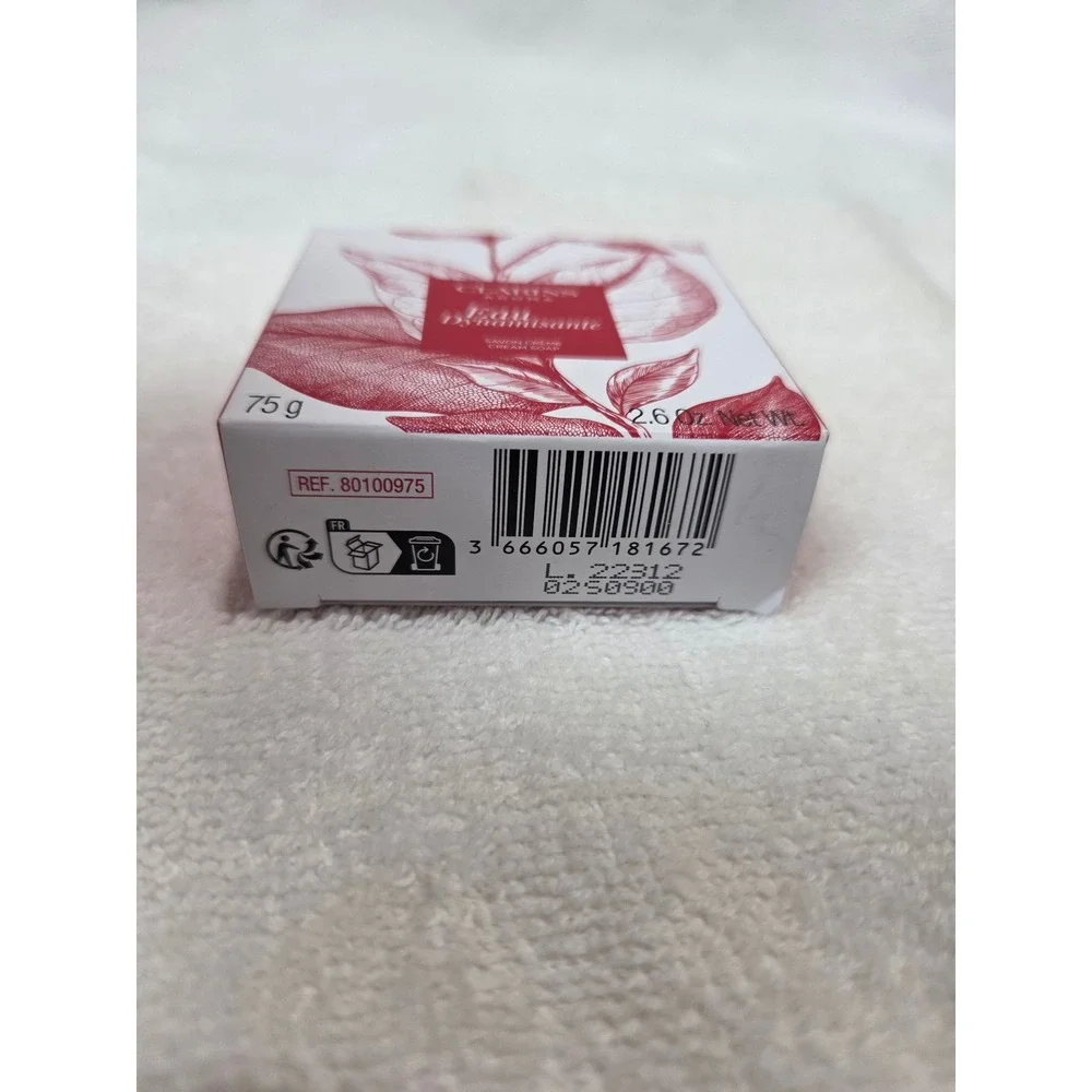 Clarins Eau Dynamisante cream soap,‎ 75g (2.6 oz) New